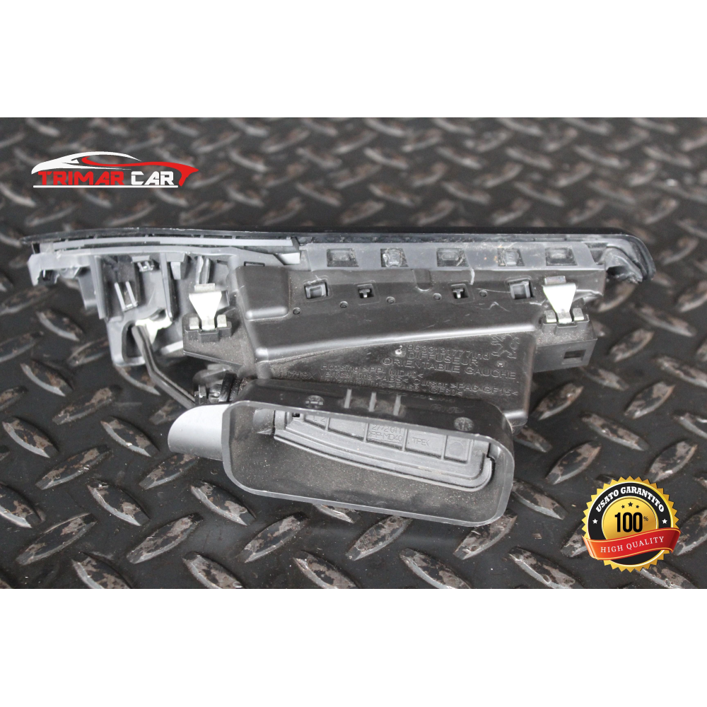 9633131777 BOCCHETTA ARIA CLIMA CRUSCOTTO SX PEUGEOT 208 I (CA , CC)(2012 IN POI) 1.4 HDI 68CV 50KW COD MOT; 8H01