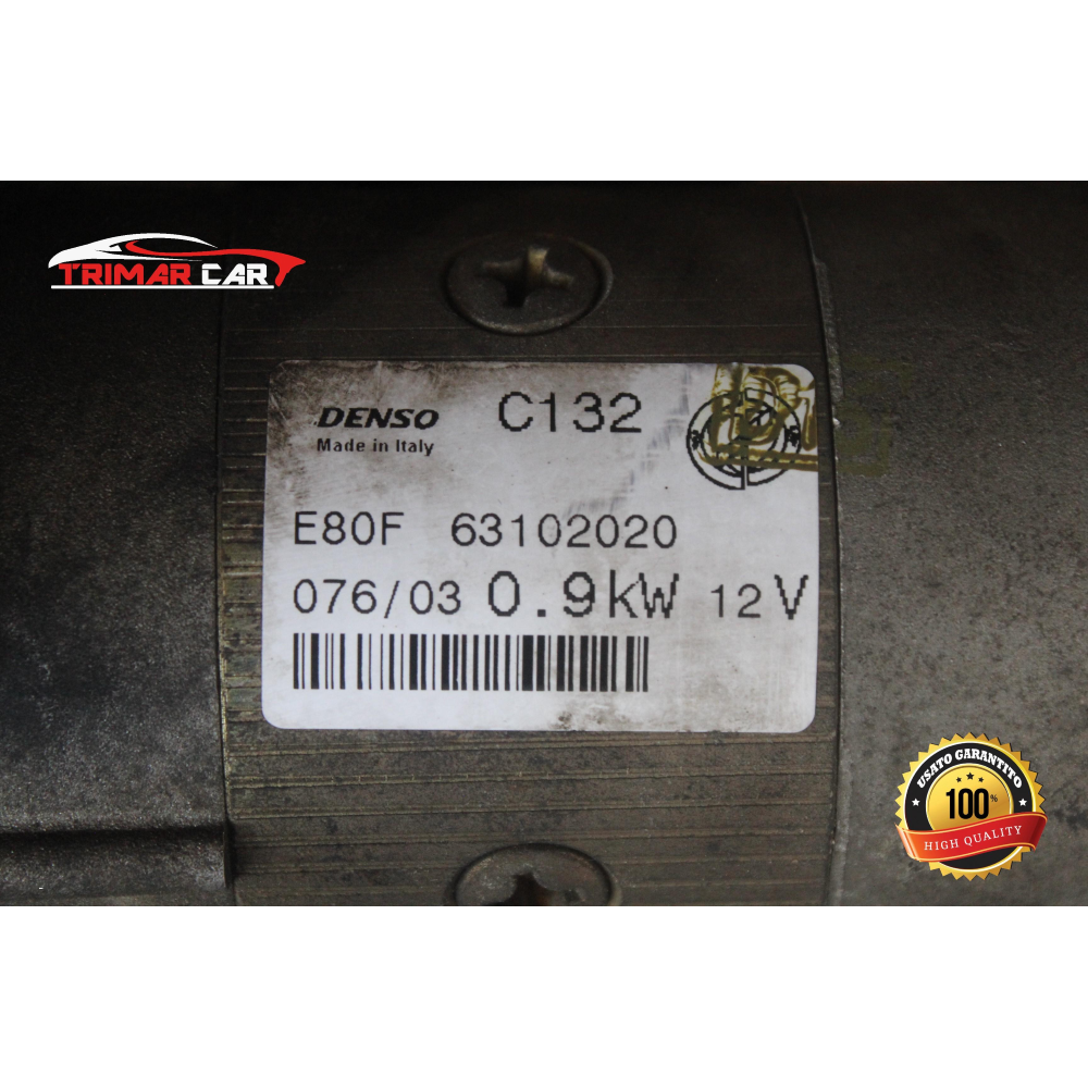 63101002 MOTORINO AVVIAMENTO FIAT SEICENTO 1.1