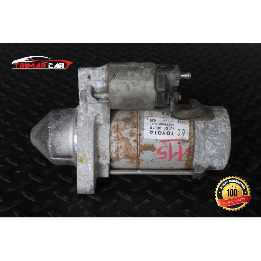 28100-0R010 MOTORINO AVVIAMENTO TOYOTA RAV4 3 III (A3)(05-13) 2.2 D 4WD 177CV 130KW COD MOTORE: 2AD-FHV