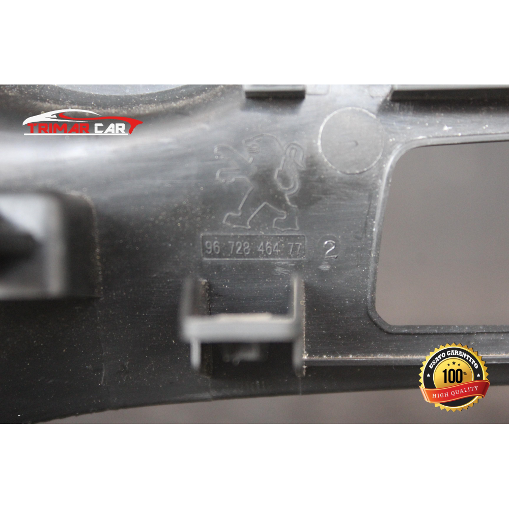 9672846477 MASCHERINA CORNICE CENTRALINA CLIMA PEUGEOT 208 I (CA , CC)(2012 IN POI) 1.4 HDI 68CV 50KW COD MOT; 8H01