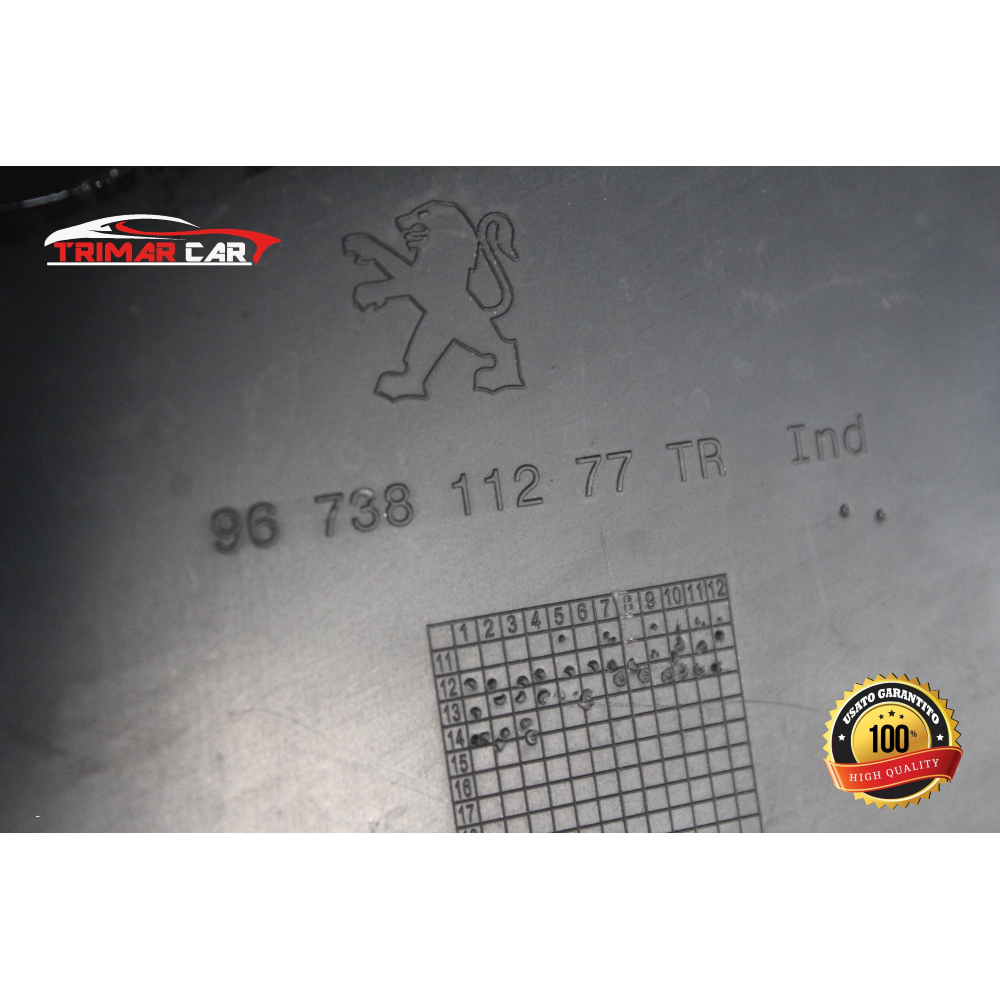 9673811277 CASSETTO VANO PORTAOGGETTI PEUGEOT 208 I (CA , CC)(2012 IN POI) 1.4 HDI 68CV 50KW COD MOT; 8H01