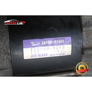 28100-97401 MOTORINO AVVIAMENTO DAIHATSU TERIOS 2 (J2)(2006 IN POI) 1.3 VVT-i 4X4 86CV 63KW COD MOT; K3