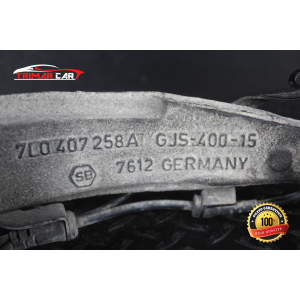 7L0407258A FUSELLO MOZZO MONTANTE ANTERIORE DESTRO AUDI Q7 (4LB)(2006-2015) 3.0 TDI V6 240CV 176KW 24V COD MOTORE: CAS