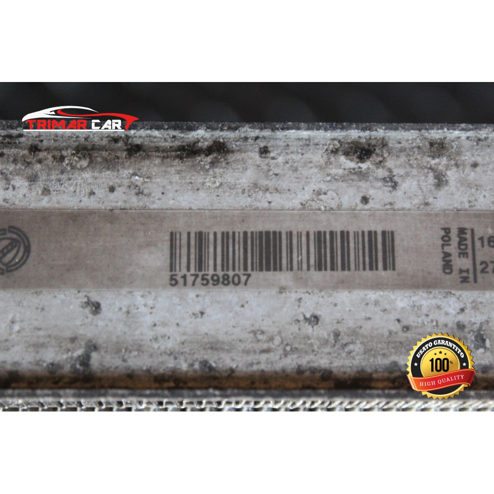 51759807 RADIATORE ACQUA MOTORE FIAT PANDA 2 (169)(2003-2012) 1.3 MJET 4X4