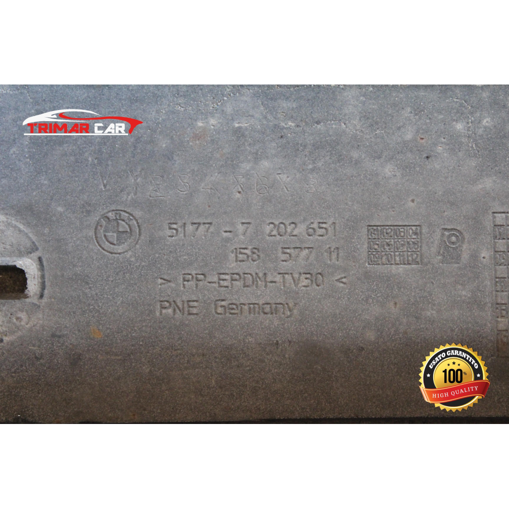 5177-7202651 COPPIA MINIGONNE SOTTOPORTA LATERALI BMW SERIE 3 (E90)(2004-2011) 318D (105KW) 143CV 2011 COD. MOT. N47D20C