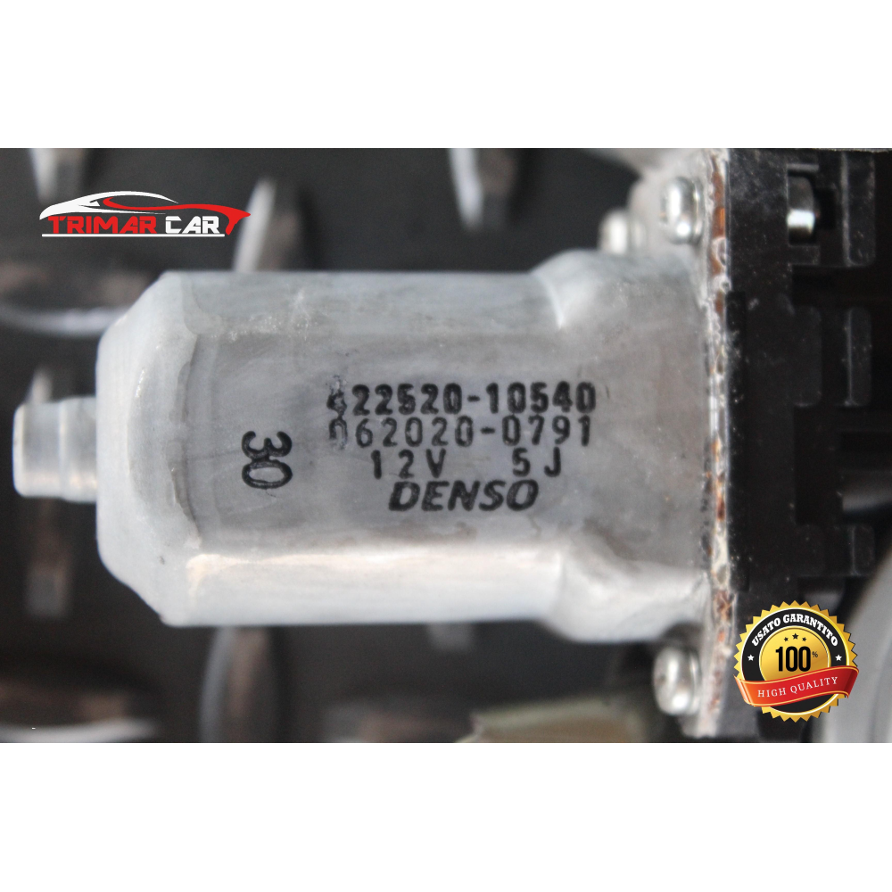 422520-10540 MECCANISMO ALZACRISTALLI ANTERIORE SINISTRO TOYOTA RAV4 3 III (A3)(05-13) 2.0 4WD 152CV 112KW COD MOT; 1AZFE