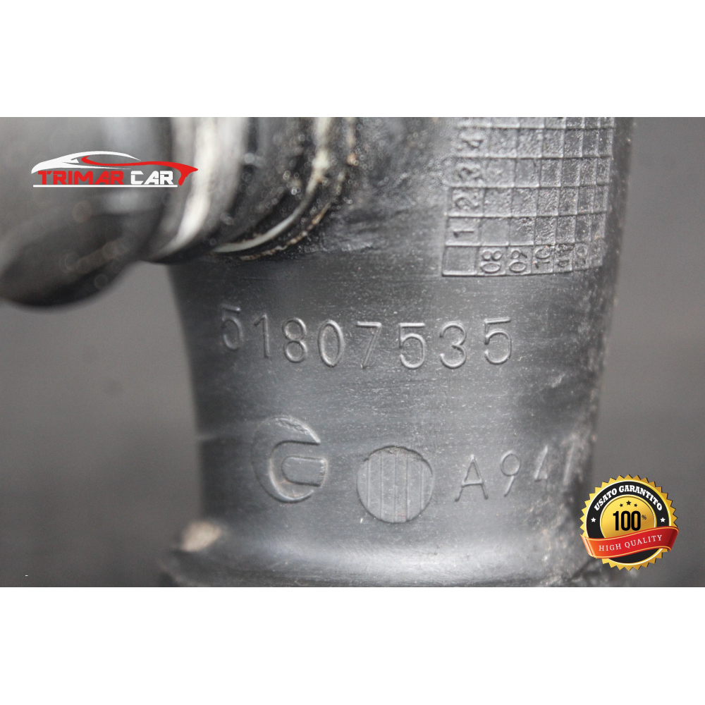 51807535 TUBO MANICOTTO ASPIRAZIONE ARIA ALFA ROMEO GIULIETTA 2 (940)(2010 IN POI) 1.6 JTDM 105CV 77KW COD MOTORE: 940A3000