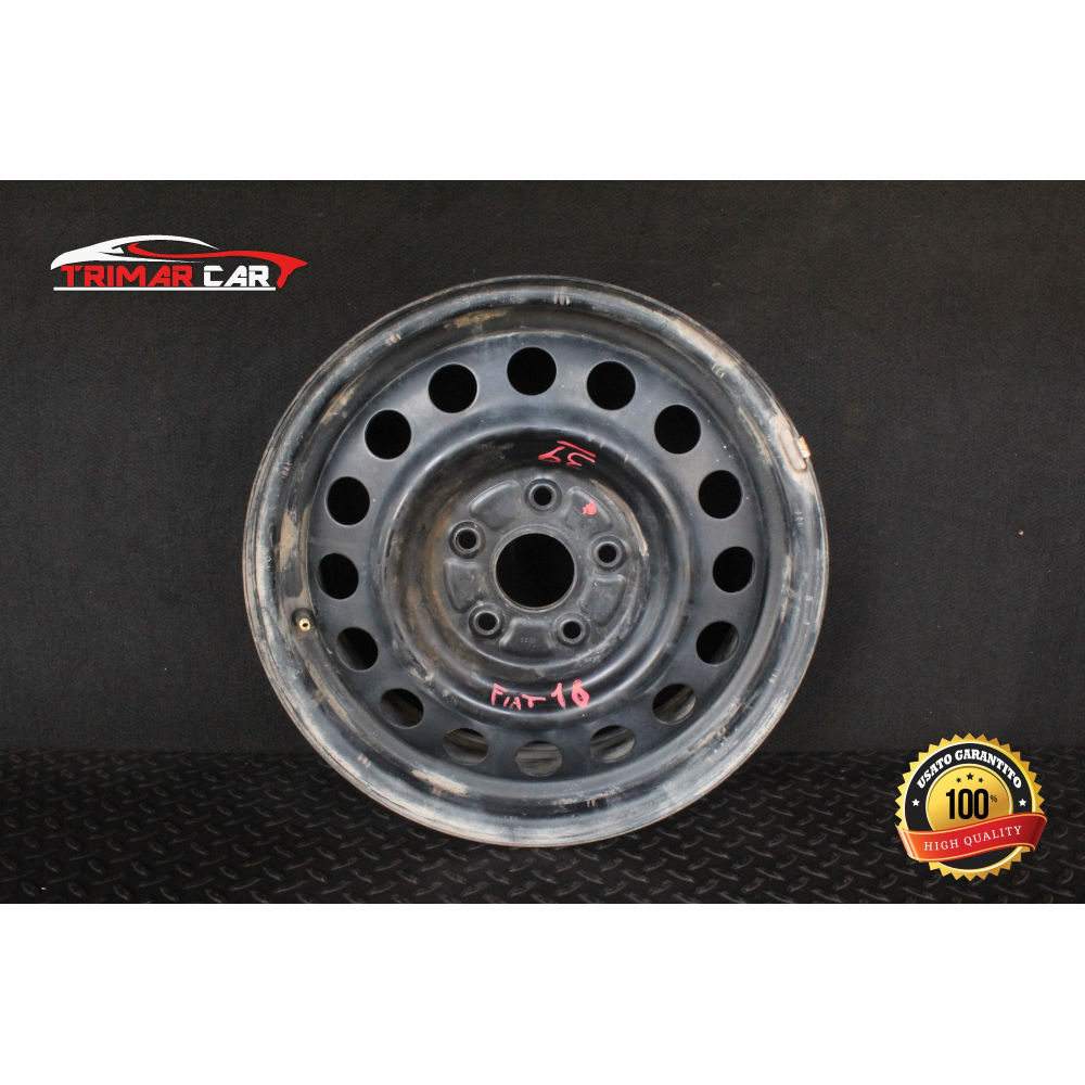 6JX16CH R16 CERCHIO SINGOLO IN FERRO FIAT SEDICI (FY)(2006-2014) 1.9 D MULTIJET 4X4 120CV 88W COD MOT; D19AA