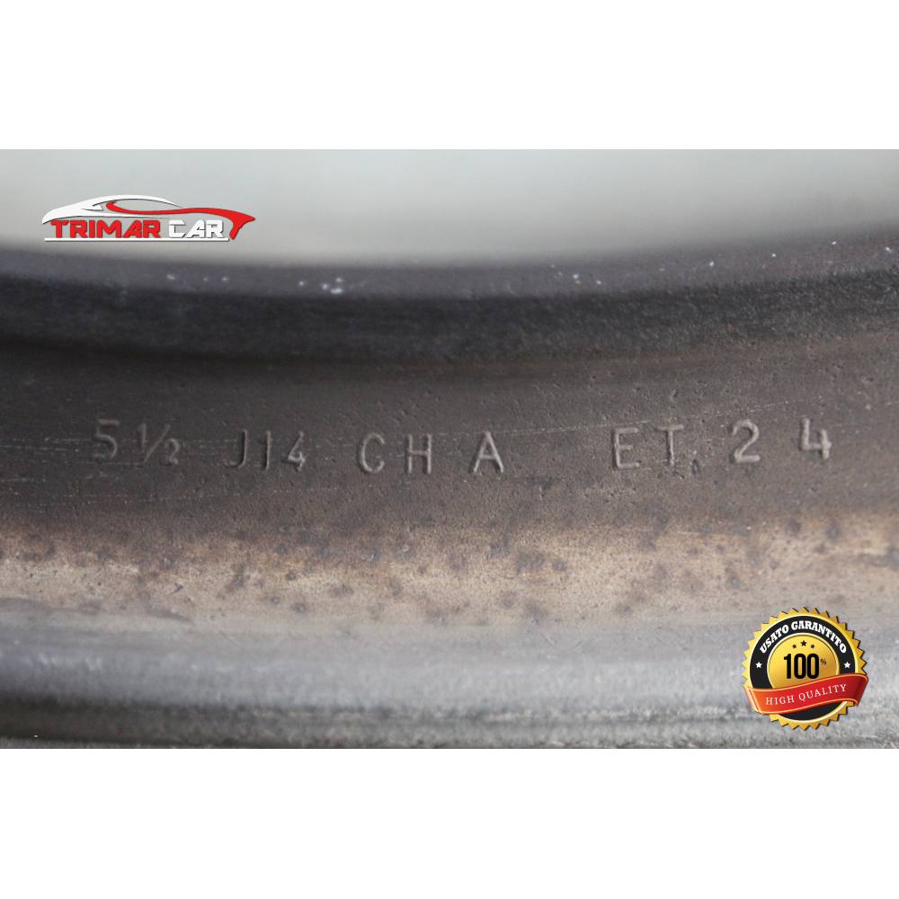 51/2J14CHA R14 CERCHIO SINGOLO IN FERRO CITROEN BERLINGO (MF)(1996-2011)