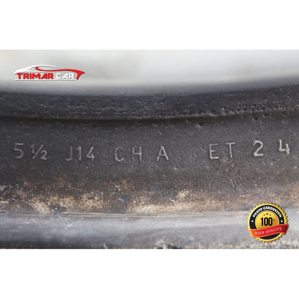 51/2J14CHA R14 CERCHIO SINGOLO IN FERRO CITROEN BERLINGO (MF)(1996-2011)