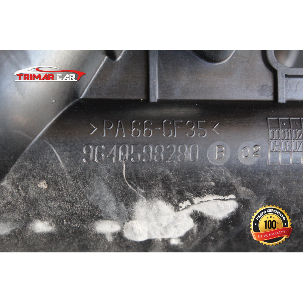 9640598280 TUBO MANICOTTO INTERCOOLER TURBO PEUGEOT 307 (3A/C)(2000-2009)