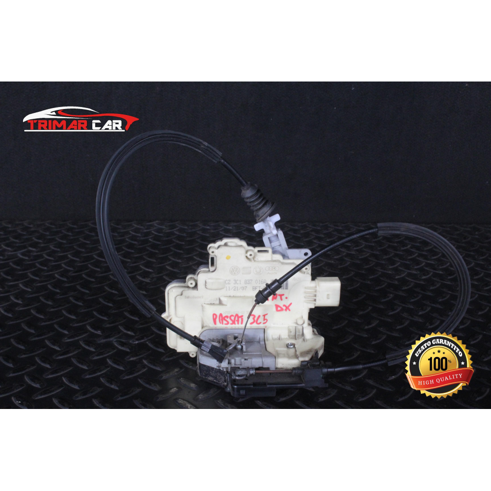 3C1837016A SERRATURA SPORTELLO ANTERIORE DESTRA VW PASSAT SW (3C5)(05-11) 2.0 TDI 140CV 103KW COD MOT; BMP