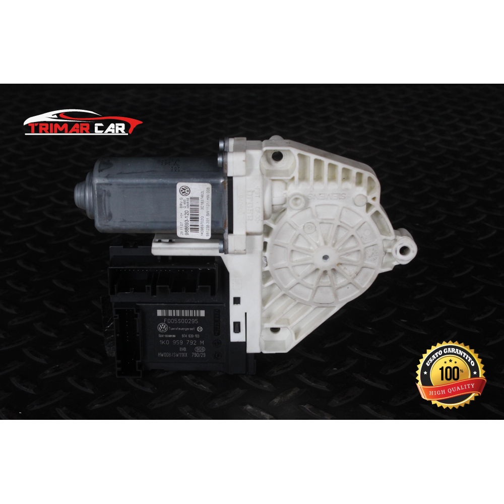 1K0959792M MOTORINO ALZACRISTALLI ANTERIORE SINISTRO VW PASSAT SW (3C5)(05-11) 2.0 TDI 140CV 103KW COD MOT; BMP