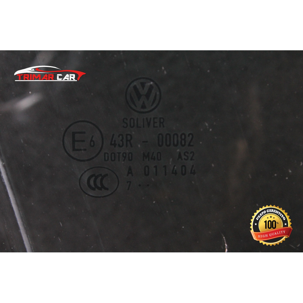 43R-00082 VETRO SCENDENTE PORTA ANTERIORE DESTRA VW PASSAT SW (3C5)(05-11) 2.0 TDI 140CV 103KW COD MOT; BMP