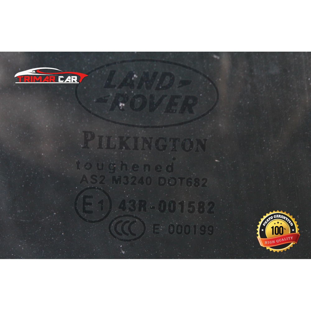 43R-001582 VETRO SCENDENTE PORTA ANTERIORE DESTRA LAND ROVER FREELANDER 2 (L359)(06-14) 2.2 TD4 4X4 160CV 118KW COD MOTORE: 224DT // DW12BTED4