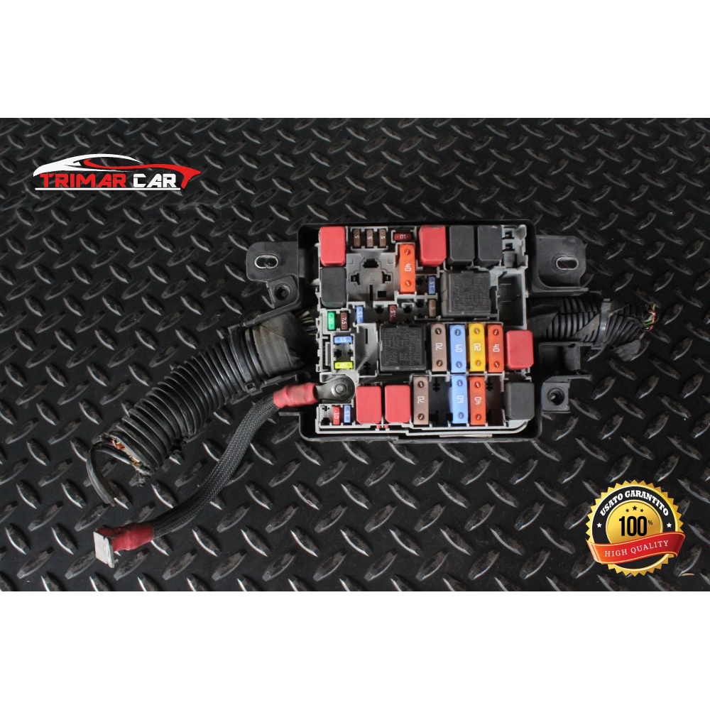 51827977 CENTRALINA SCATOLA PORTAFUSIBILI FIAT PUNTO EVO (199)(2008 IN POI) 1.3 MULTIJET 75CV 55KW COD MOT; 199A9000