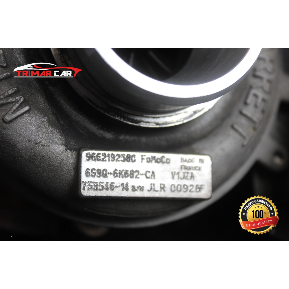 753546-14 6G9Q6K682CA LR003578 TURBINA TURBO LAND ROVER FREELANDER 2 L359(06-14)2.2TD4  