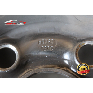 6R0601027C R15 CERCHIO SINGOLO IN FERRO VW POLO (6R,6C)(2009-2017) 1.6 TDI CODICE MOTORE; CAY