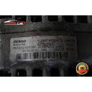 MS1012101090 51764265 100A ALTERNATORE FIAT LANCIA ALFA ROMEO DIESEL 1.6JTDM 1.9JTD 2.0D