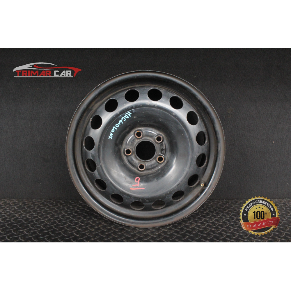 1J0601027L R16 CERCHIO SINGOLO IN FERRO VW NEW BEETLE (9C1,1C1)(98-10)