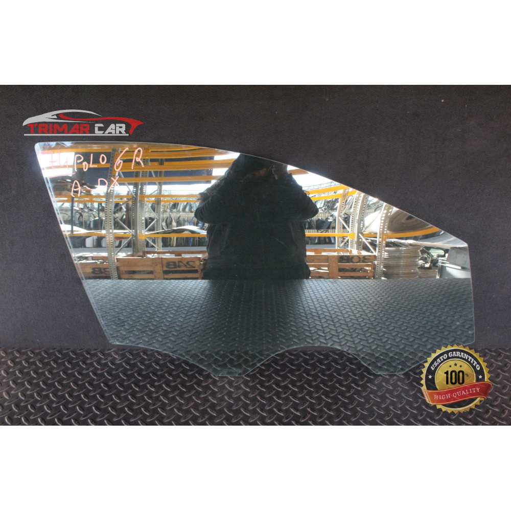 DOT249M235AS2 VETRO SCENDENTE PORTA ANTERIORE DESTRA VW POLO (6R,6C)(2009-2017)