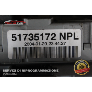 51735171 KIT CENTRALINA BODY COMPUTER PORTAFUSIBILI FIAT PUNTO 2 (188)(2003-2012)