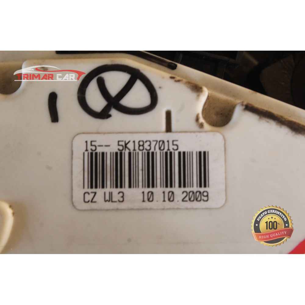 5K1837015 SERRATURA SPORTELLO ANTERIORE SINISTRA VW POLO (6R,6C)(2009-2017)