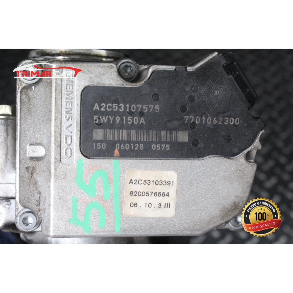 A2C53107575 5WY9150A CORPO FARFALLATO RANAULT MEGANE SUZUKI GRAND VITARA II 1.9 DDIS  