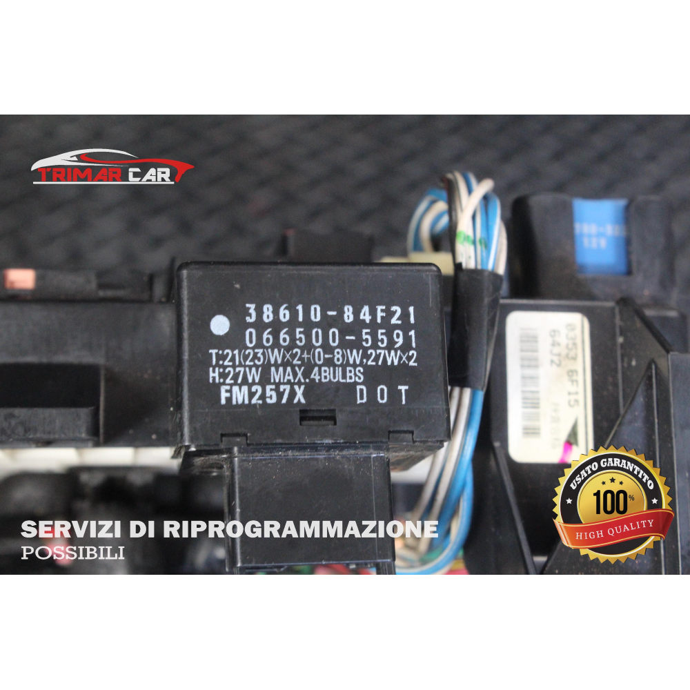 38610-84F21 CENTRALINA BODY COMPUTER PORTAFUSIBILI SUZUKI GRAND VITARA 2 II (JT,TE,TD)(05-15) 1.9 DDIS 129CV 95KW 4X4 F9QB264