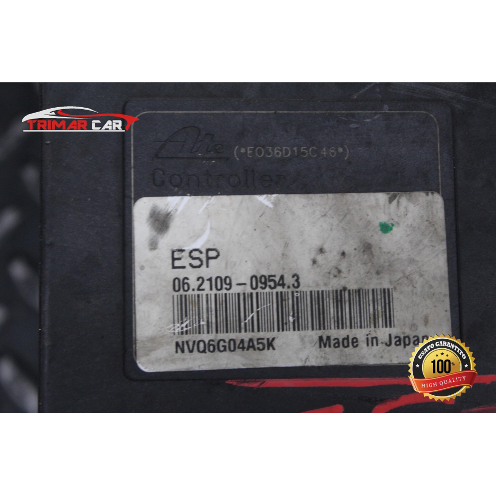 06.2109-0954.3 POMPA CENTRALINA ABS SUZUKI GRAND VITARA 2 II (JT,TE,TD)(05-15) 1.9 DDIS 129CV 95KW 4X4 F9QB264