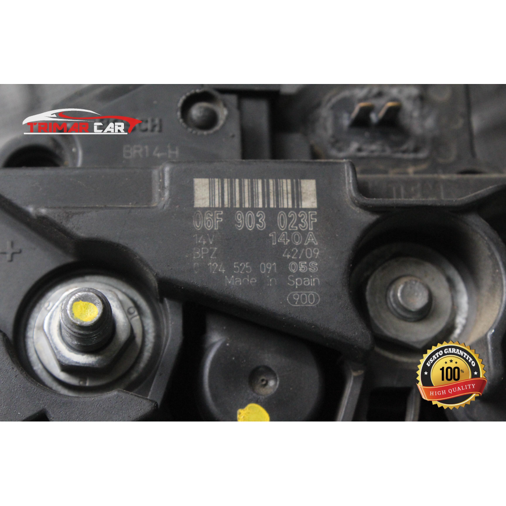 06F903023F 140A ALTERNATORE VW SEAT SKODA AUDI 1.6TDI 2.0TDI