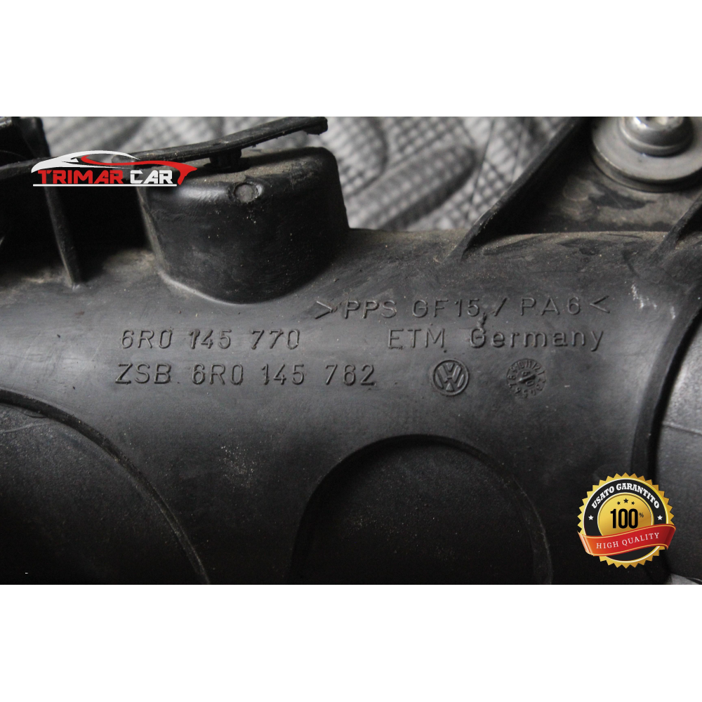 6R0145770 TUBO MANICOTTO ASPIRAZIONE ARIA VW POLO (6R,6C)(2009-2017) AUDI SEAT SKODA VW 1.6 TDI CAY