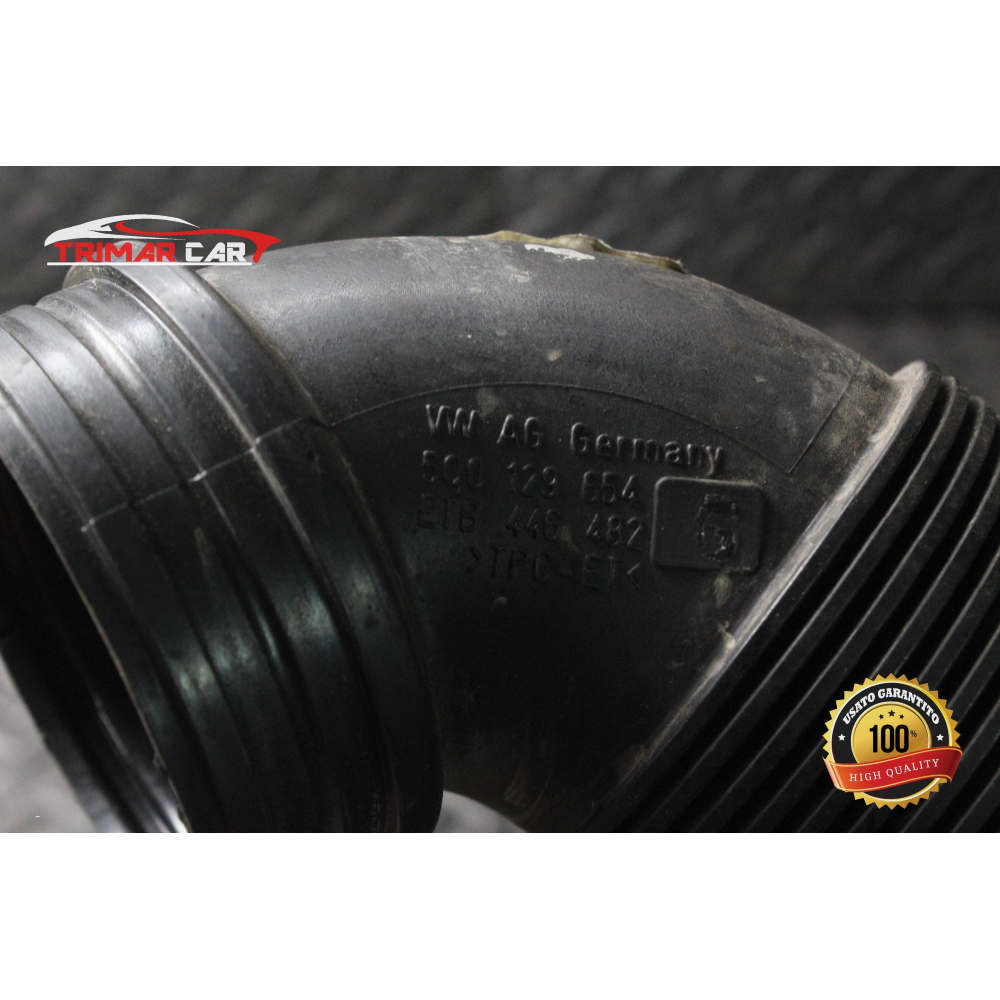 5Q0129654G TUBO MANICOTTO ASPIRAZIONE ARIA VW GOLF 7 VII VARIANT (2013 >) 1.6 TDI 105CV 77KW COD MOTORE; CLH