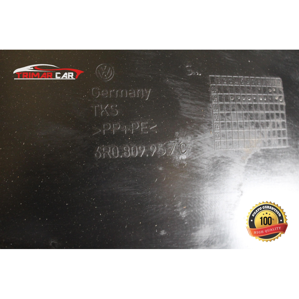 6R0809957C FASCIONE PASSARUOTA ANTERIORE SINISTRO VW POLO (6R,6C)(2009-2017)