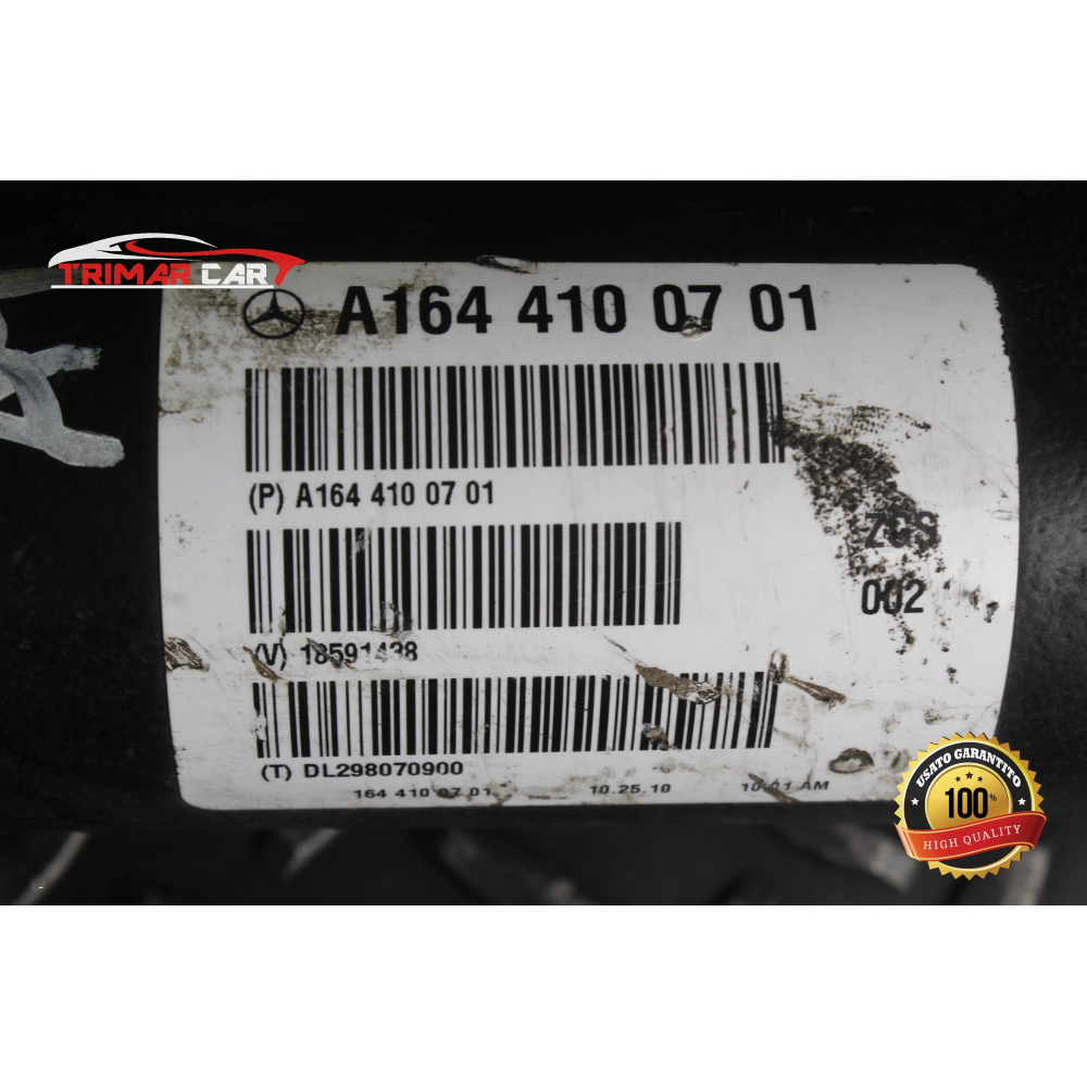 A1644100701 ALBERO DI TRASMISSIONE ANTERIORE  MERCEDES CLASSE ML (W164)(05-11) ML 320CDI 4-MATIC 224CV 165KW COD MOT. 642940