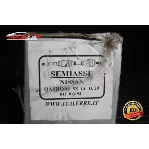 016194 SEMIASSE ANTERIORE SX SINISTRO NISSAN QASHQAI 1 I (J10,JJ10)(06-13) 2.0 DCI 4X4 110KW