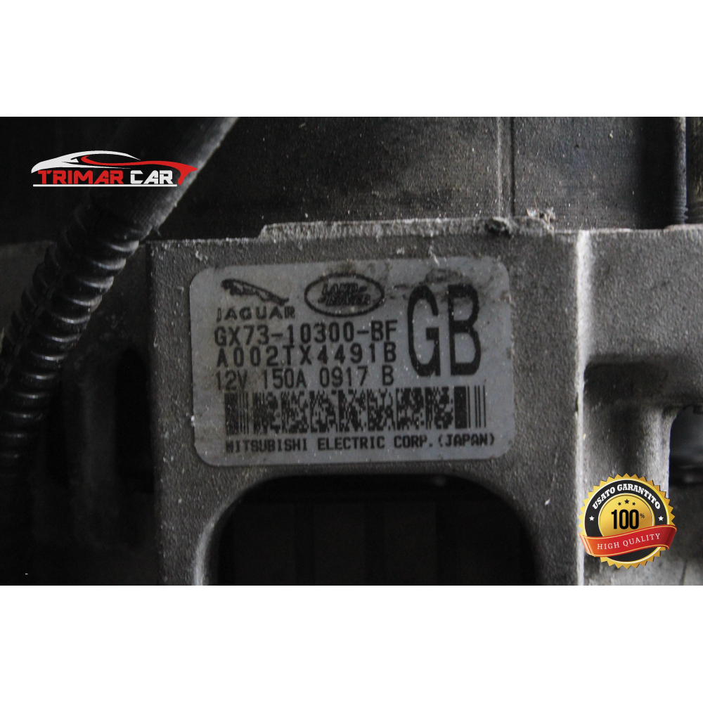 12V 150A GX7310300BD GX73-10300-BD GX73-10300-BF A002TX4491B ALTERNATORE JAGUAR