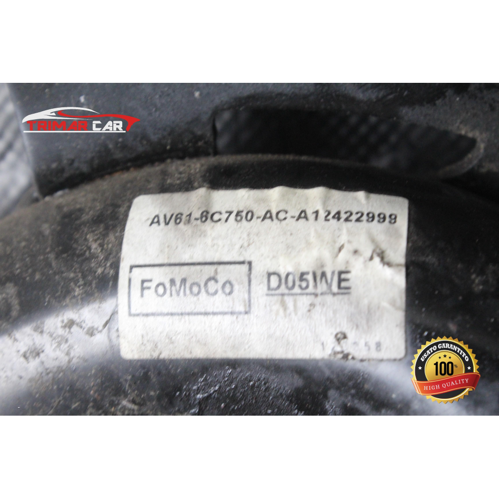 AV61-6C750-AC TUBO MANICOTTO INTERCOOLER TURBO FORD FOCUS 3 III (2010 >) 1.6 TDCI 115CV 85KW T1DA