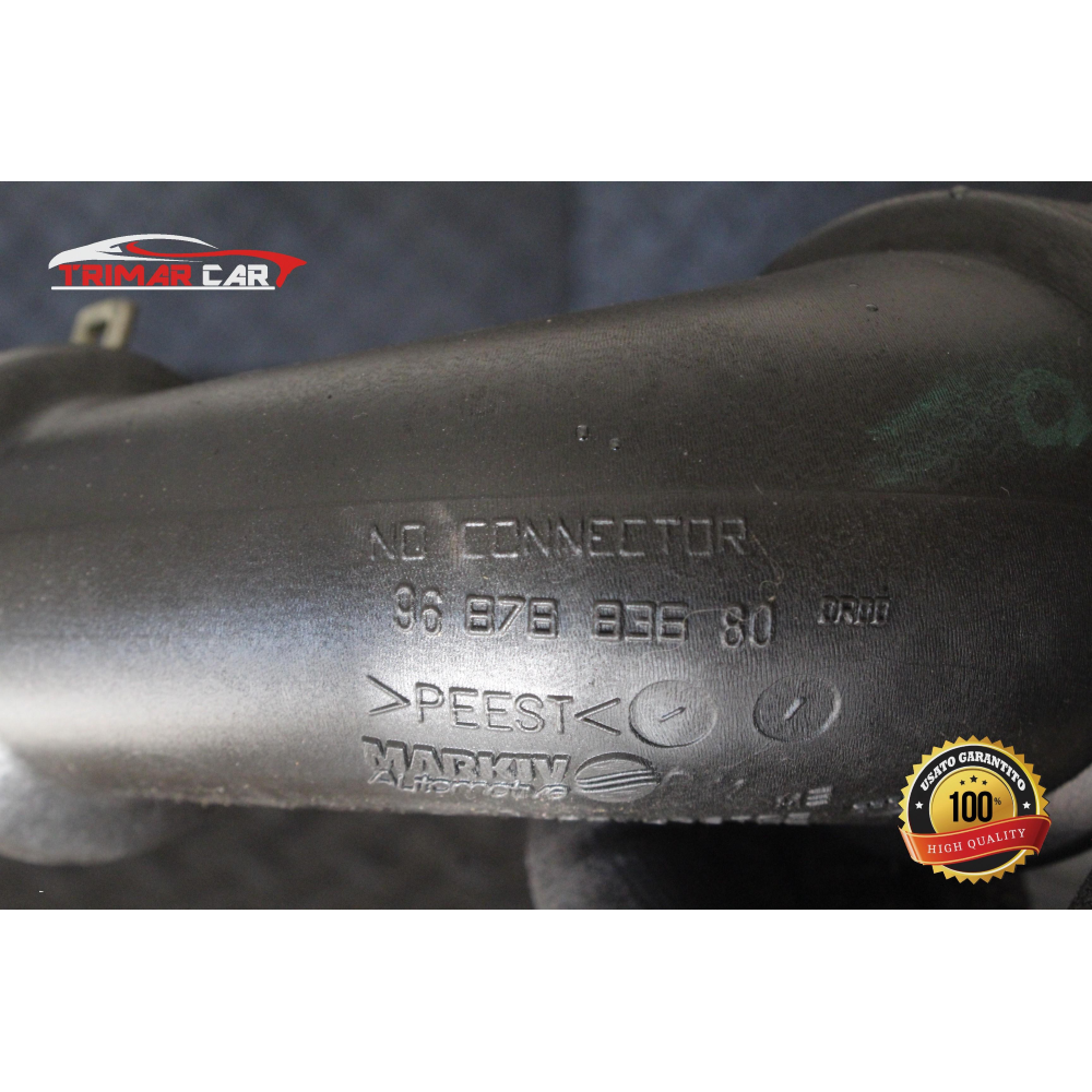 9687883680 TUBO MANICOTTO ASPIRAZIONE ARIA PEUGEOT 207 (WA,WC)(06-15) 1.6 HDI