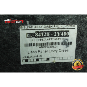 84120-2Y400 ISOLAMENTO PARATIA FRONTALE HYUNDAI ix35 (LM,EL,ELH)(2009 -2013) 1.7 CRDI 116CV 85KW COD MOT; D4FD