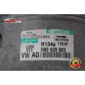 5N0820803 COMPRESSORE AC CLIMA AUDI SEAT SKODA VW 1.9 TDI 105CV 77KW BLS