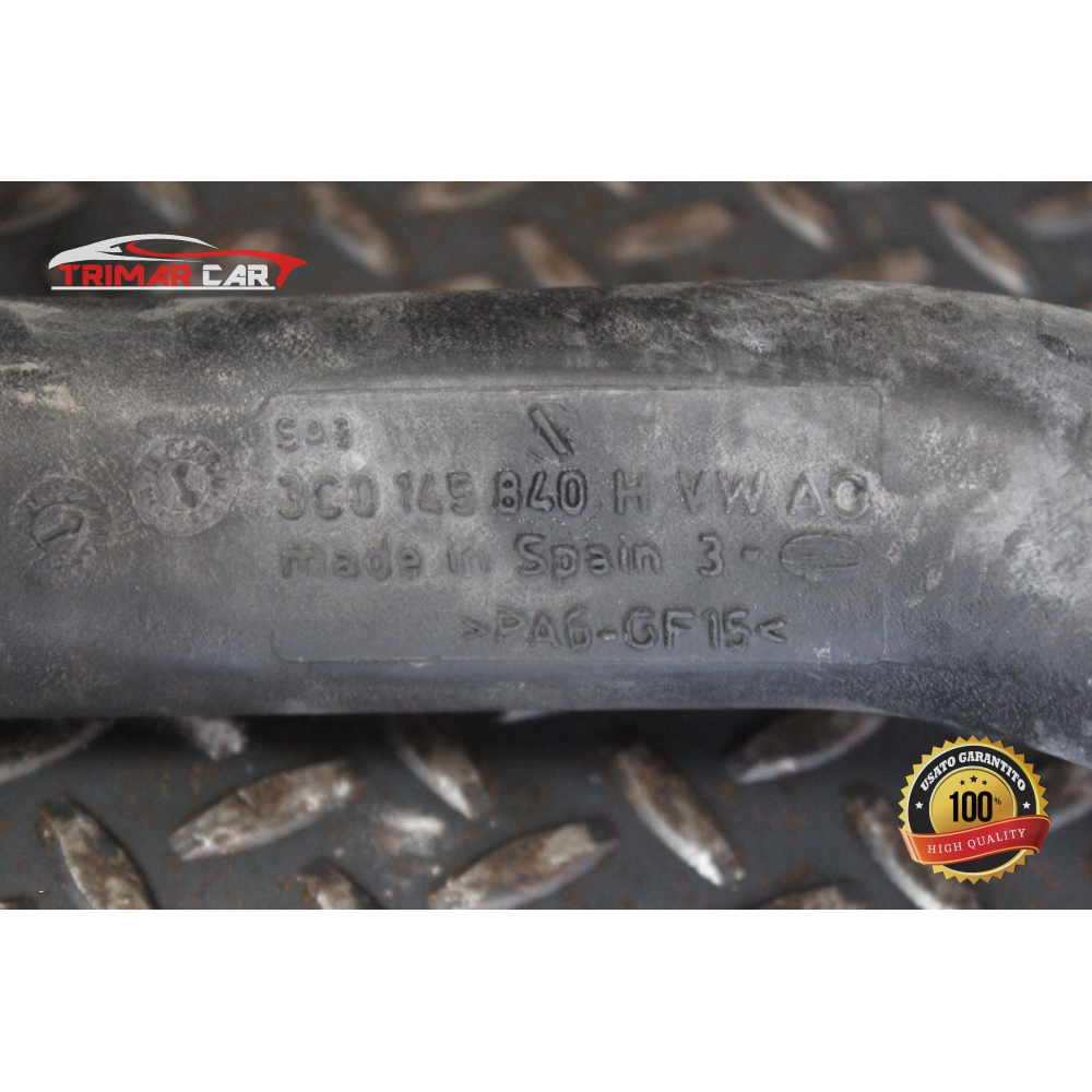 3c0145840h TUBO MANICOTTO INTERCOOLER TURBO AUDI SEAT SKODA VW 1.9 TDI 105CV 77KW BLS