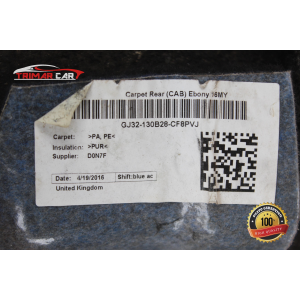 GJ32-13000-BC8PVJ RIVESTIMENTO MOQUETTE TAPPEZZERIA INTERNA RANGE ROVER EVOQUE CABRIOLET (L538)(2016 >)