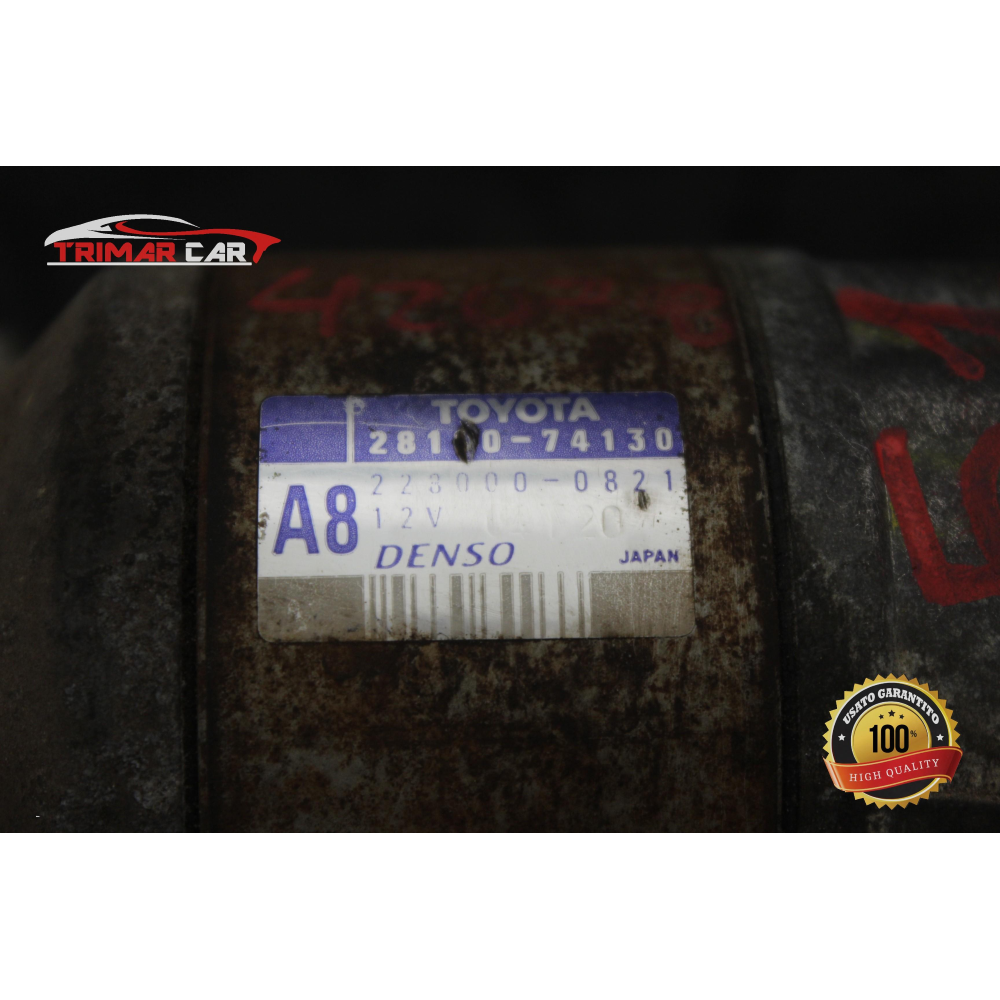 28100-74130 MOTORINO AVVIAMENTO TOYOTA RAV4 1 I (A1)(1994-2000) 2.0 4WD 3S-FE