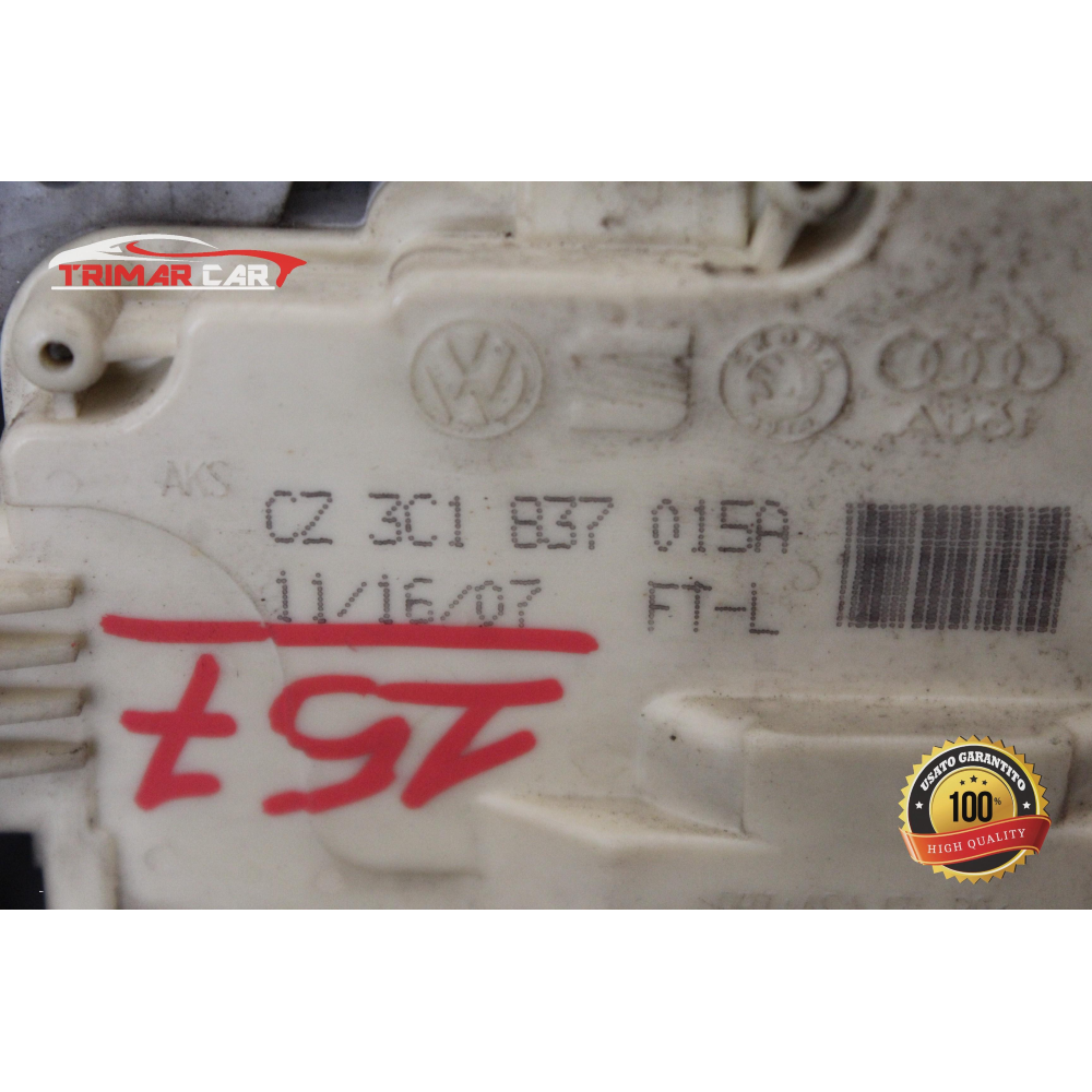 3c1837015a SERRATURA SPORTELLO ANTERIORE SINISTRA VW PASSAT SW (3C5)(05-11) 2.0 TDI 140CV 103KW (05-11)