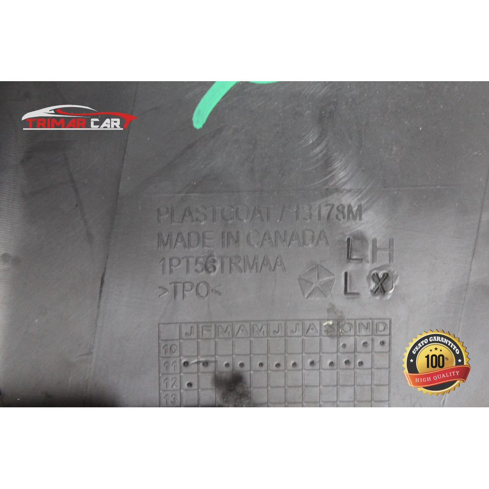 1PT56TRMAA MODANATURA RIVESTIMENTO MONTANTE SINISTRO LANCIA THEMA 2 (LX)(2011 >) 3.0 D 239CV 176KW COD MOT; EXF