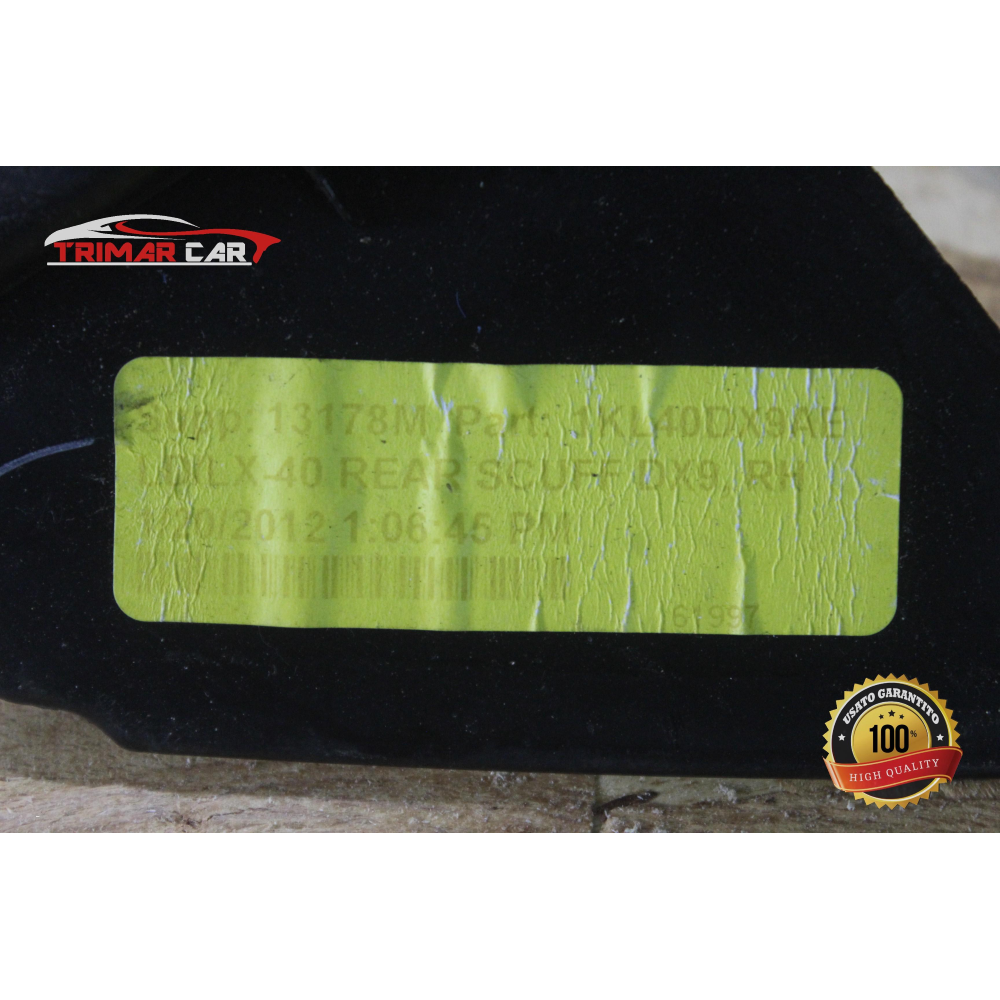 1KL40DX9AE PROFILO BATTITACCO POSTERIORE DESTRO LANCIA THEMA 2 (LX)(2011 >) 3.0 D 239CV 176KW COD MOT; EXF