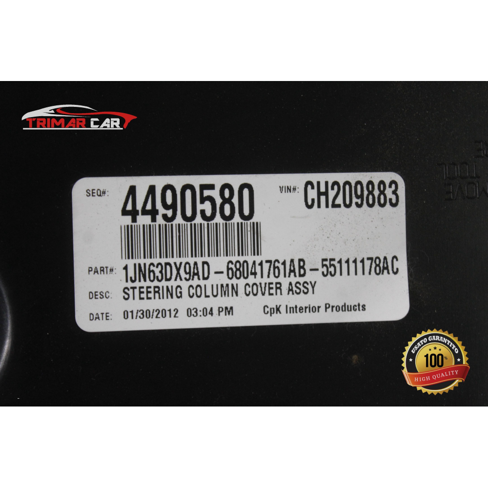 L0198977DX9AD COPERTURA PIANTONE STERZO INFERIORE LANCIA THEMA 2 (LX)(2011 >) 3.0 D 239CV 176KW COD MOT; EXF