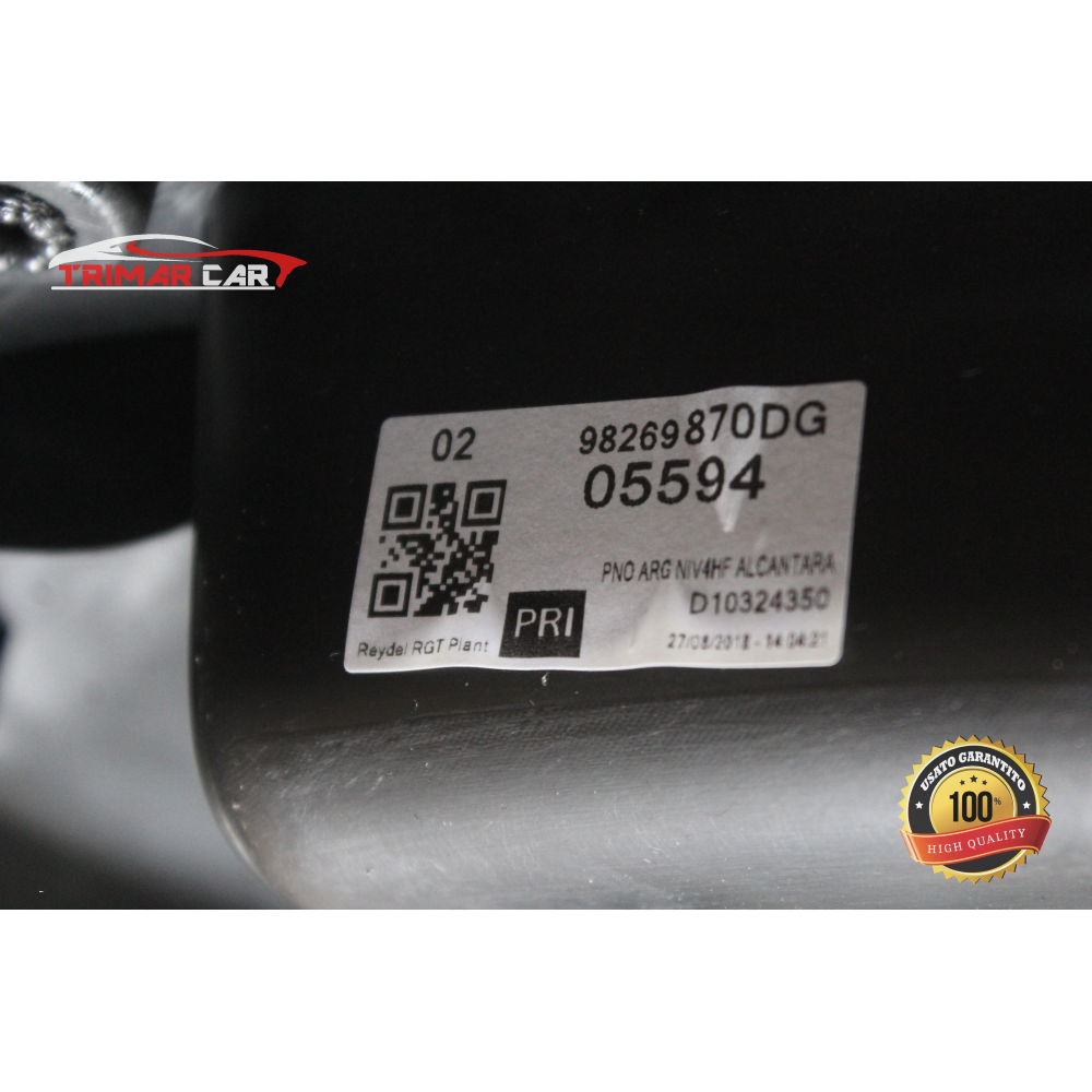 98269870DG PANNELLO PORTIERA POSTERIORE SINISTRA PEUGEOT 3008 SUV (2016 >) 2.0 BlueHDi 180 177CV 130KW AH01 / EHZ