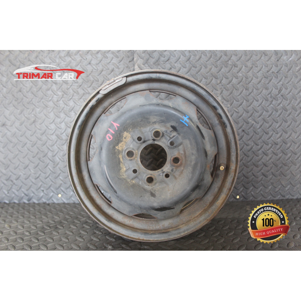R13 CERCHIO SINGOLO IN FERRO FIAT PANDA 1 (141)(1980-2004)